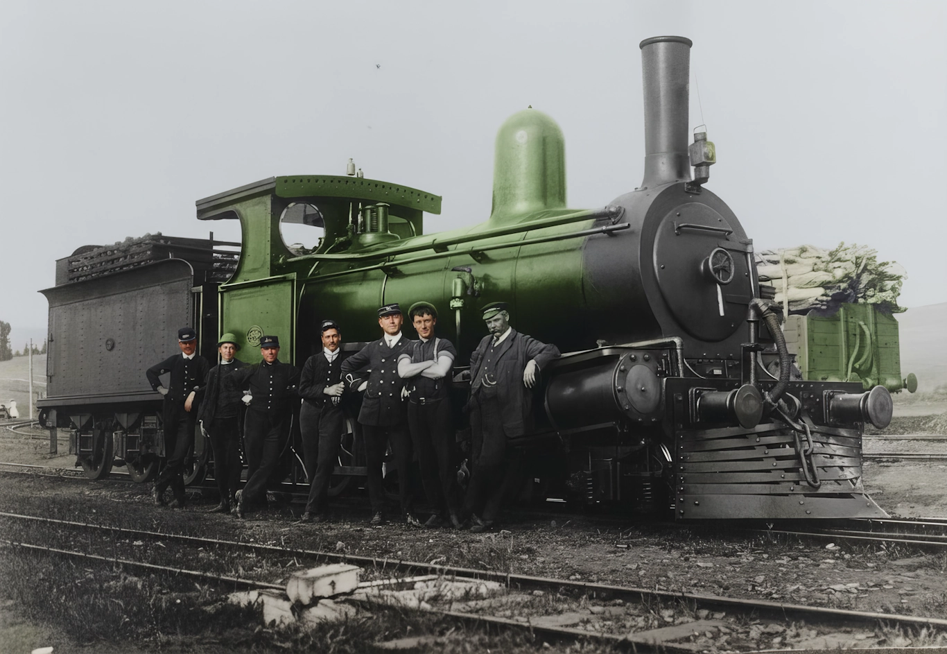 Steam locomotive at Apsley